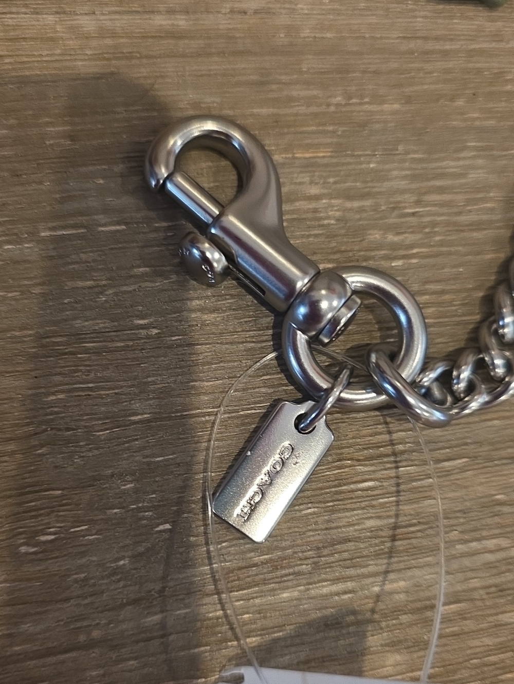 Coach Nwt Charm Chain Strap - Picture 3 of 7